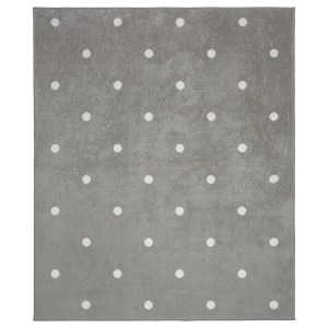 IKEA LEN rug, dotted/gray, 4'4 inx5'3 in , IKEA Sale | 58943TEXN