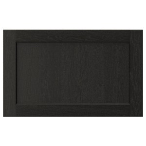 IKEA LERHYTTAN drawer front, black stained, 24x15 in , IKEA Sale | 93154OLJG