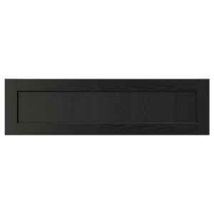 IKEA LERHYTTAN drawer front, black stained, 36x10 in , IKEA Sale | 20957RGFD