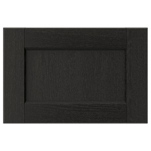 IKEA LERHYTTAN drawer front, black stained, 15x10 in , IKEA Sale | 86902LQDO