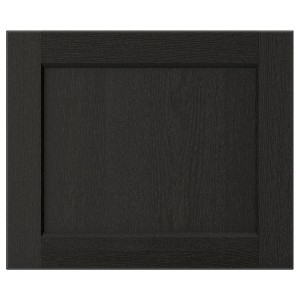 IKEA LERHYTTAN drawer front, black stained, 18x15 in , IKEA Sale | 05927XOSM