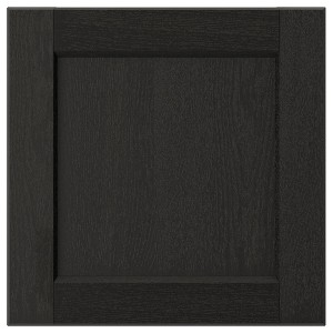 IKEA LERHYTTAN drawer front, black stained, 15x15 in , IKEA Sale | 59028BSHX