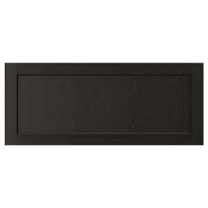 IKEA LERHYTTAN drawer front, black stained, 36x15 in , IKEA Sale | 30756QJCB