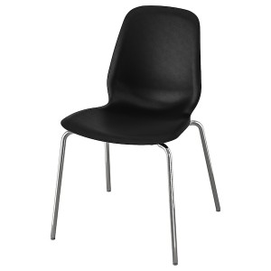 IKEA LIDÅS chair, black/Sefast chrome plated , IKEA Sale | 59423BOMD