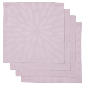 IKEA LIGUSTER napkin, patterned pale lilac, 16x16 in, 4 pack , IKEA Sale | 98573ZXYC