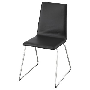 IKEA LILLÅNÄS chair, chrome plated/Glose black , IKEA Sale | 69403SKAW