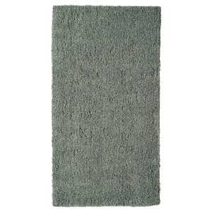 IKEA LINDKNUD rug, high pile, dark gray, 2'7 inx4'11 in , IKEA Sale | 67125CZJO