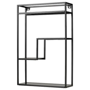 IKEA LINDÅSEN display shelf, anthracite, 15 3/4x23 5/8 in , IKEA Sale | 70583ARNT