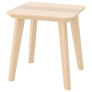 IKEA LISABO Side table, ash veneer, 17 3/4x17 3/4 in , IKEA Sale | 06978QWPR