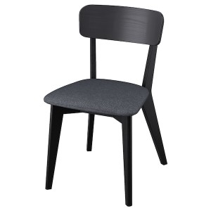 IKEA LISABO chair, black/Tallmyra black/gray , IKEA Sale | 04167EOTR