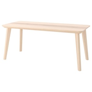 IKEA LISABO coffee table, ash veneer, 46 1/2x19 5/8 in , IKEA Sale | 38296RIPH