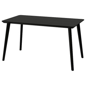 IKEA LISABO table, black, 55 1/8x30 3/4 in , IKEA Sale | 32186PAST