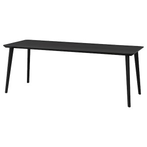 IKEA LISABO table, black, 78 3/4x30 3/4 in , IKEA Sale | 32871TFRQ