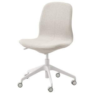 IKEA LÅNGFJÄLL conference chair, Gunnared beige/white , IKEA Sale | 91375WHRE