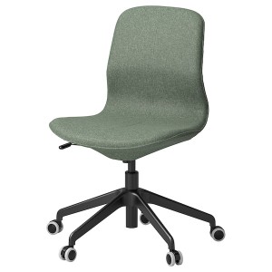 IKEA LÅNGFJÄLL conference chair, Gunnared green-gray/black , IKEA Sale | 79684ZWRY