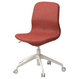 IKEA LÅNGFJÄLL conference chair, Gunnared red-orange/white , IKEA Sale | 65230KGNS