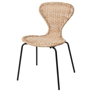 IKEA ÄLVSTA chair, handmade rattan/Sefast black , IKEA Sale | 83215KEQH