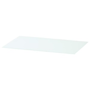 IKEA MALM Glass top, white, 31 1/2x18 7/8 in , IKEA Sale | 68542NUGQ