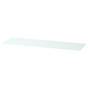 IKEA MALM glass top, white, 63x18 7/8 in , IKEA Sale | 62317VBGF