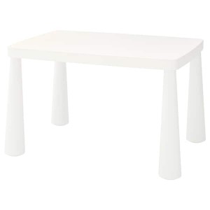 IKEA MAMMUT Children's table, indoor/outdoor white, 30 3/8x21 5/8 in , IKEA Sale | 50136BZXL