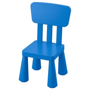 IKEA MAMMUT children's chair, indoor/outdoor/blue , IKEA Sale | 84193RKTY