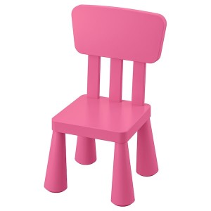 IKEA MAMMUT children's chair, indoor/outdoor/pink , IKEA Sale | 13540PACZ