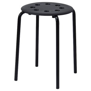 IKEA MARIUS Stool, black , IKEA Sale | 56049NPBL