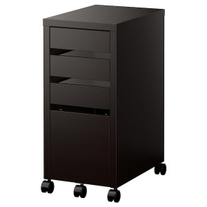 IKEA MICKE Drawer unit/drop file storage, black-brown, 13 3/4x29 1/2 in , IKEA Sale | 86904YXQS