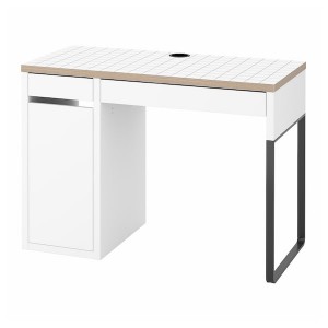 IKEA MICKE desk, white/anthracite, 41 3/8x19 5/8 in , IKEA Sale | 02765CTBX