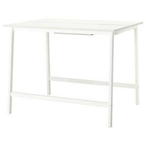 IKEA MITTZON conference table, white, 55 1/8x42 1/2x41 3/8 in , IKEA Sale | 60751TZIO