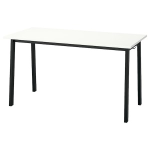 IKEA MITTZON conference table, white/black, 55 1/8x26 3/4x29 1/2 in , IKEA Sale | 70291UGYQ