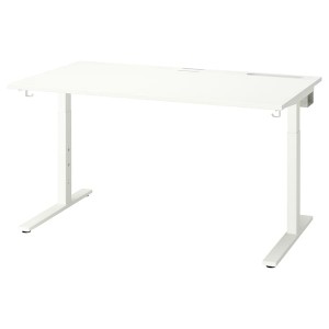 IKEA MITTZON desk, white, 55 1/8x31 1/2 in , IKEA Sale | 86104WVLI