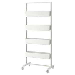 IKEA MITTZON frame with castors/container, white, 33 1/2x80 3/4 in , IKEA Sale | 21856AKVW