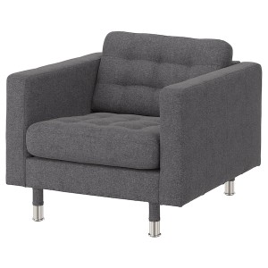 IKEA MORABO armchair, Gunnared dark gray/metal , IKEA Sale | 16074RFIZ