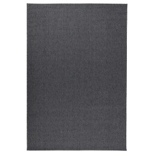 IKEA MORUM Rug flatwoven, in/outdoor, indoor/outdoor dark gray, 6 ' 7 inx9 ' 10 in , IKEA Sale | 37680WQZR