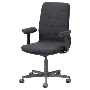 IKEA MULLFJÄLLET conference chair with casters, Naggen dark gray , IKEA Sale | 51093XSDV