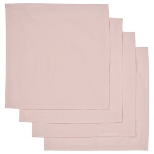 IKEA NÄBBFISK napkin, light pink/white, 12x12 in, 4 pack , IKEA Sale | 48293QCVX