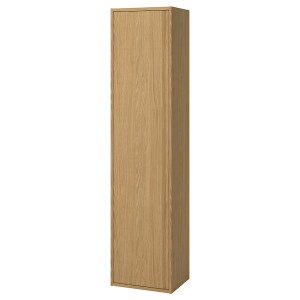 IKEA ÄNGSJÖN high cabinet with doors, oak effect, 18x15x77 in , IKEA Sale | 64019OZGN