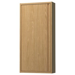 IKEA ÄNGSJÖN wall cabinet with door, oak effect, 18x6x37 in , IKEA Sale | 35209WGVP