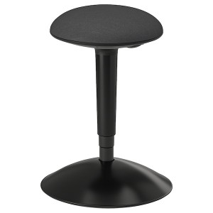 IKEA NILSERIK standing support, black/Vissle dark gray , IKEA Sale | 58761XANF