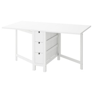 IKEA NORDEN Gateleg table, white , IKEA Sale | 19087LUSG