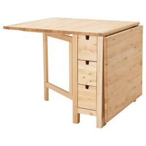 IKEA NORDEN gateleg table, birch, 10 1/4/35/59 7/8x31 1/2 in , IKEA Sale | 34058GRWX