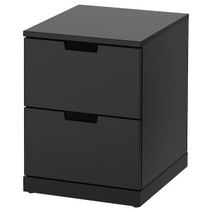 IKEA NORDLI 2-drawer chest, anthracite, 15 3/4x21 1/4 in , IKEA Sale | 12746EWNZ