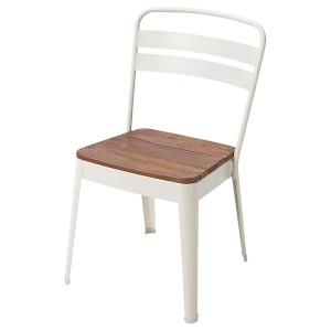 IKEA NORRMANSÖ chair, outdoor, indoor/outdoor beige/acacia , IKEA Sale | 40569MNCG