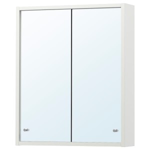 IKEA NYSJÖN mirror cabinet, white, 19 5/8x23 5/8 in , IKEA Sale | 82735SBNC