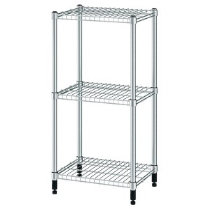 IKEA OMAR Shelf unit, galvanized, Width: 18 1/8 in , IKEA Sale | 17345JGOA