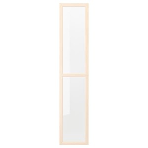 IKEA OXBERG glass door, birch effect, 15 3/4x75 5/8 in , IKEA Sale | 76184CFTQ