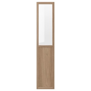 IKEA OXBERG panel/glass door, oak effect, 15 3/4x75 5/8 in , IKEA Sale | 87139JRUL