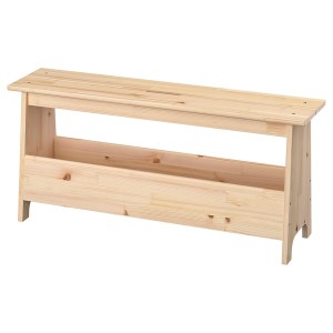 IKEA PERJOHAN bench with storage, pine, 39 3/8 in , IKEA Sale | 01463OYJE