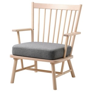 IKEA PERSBOL armchair, birch/Tibbleby beige/gray , IKEA Sale | 63750JGPA